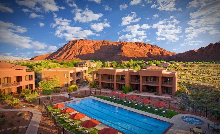 A view of Red Mountain Resort in Utah