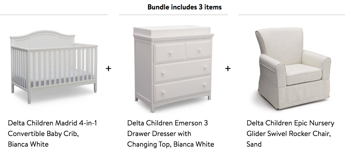 delta children emerson 3 drawer dresser with changing top