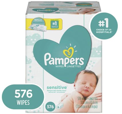 pampers wipes 576 count walmart