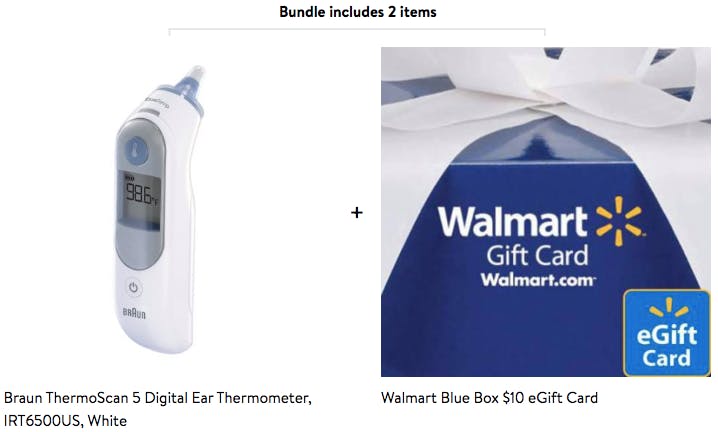 walmart ear thermometer price