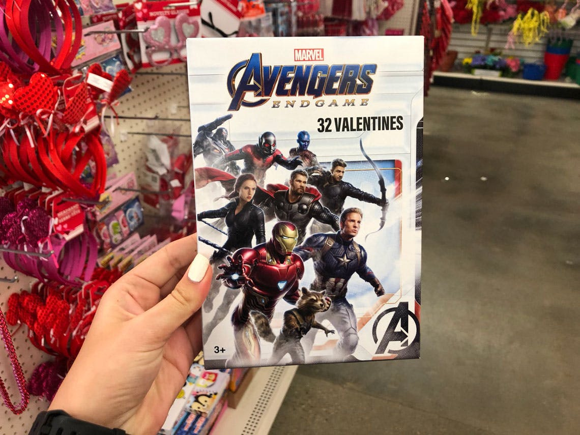 Valentines Day Cards Box of 32 Marvel Avengers Iron Man 3