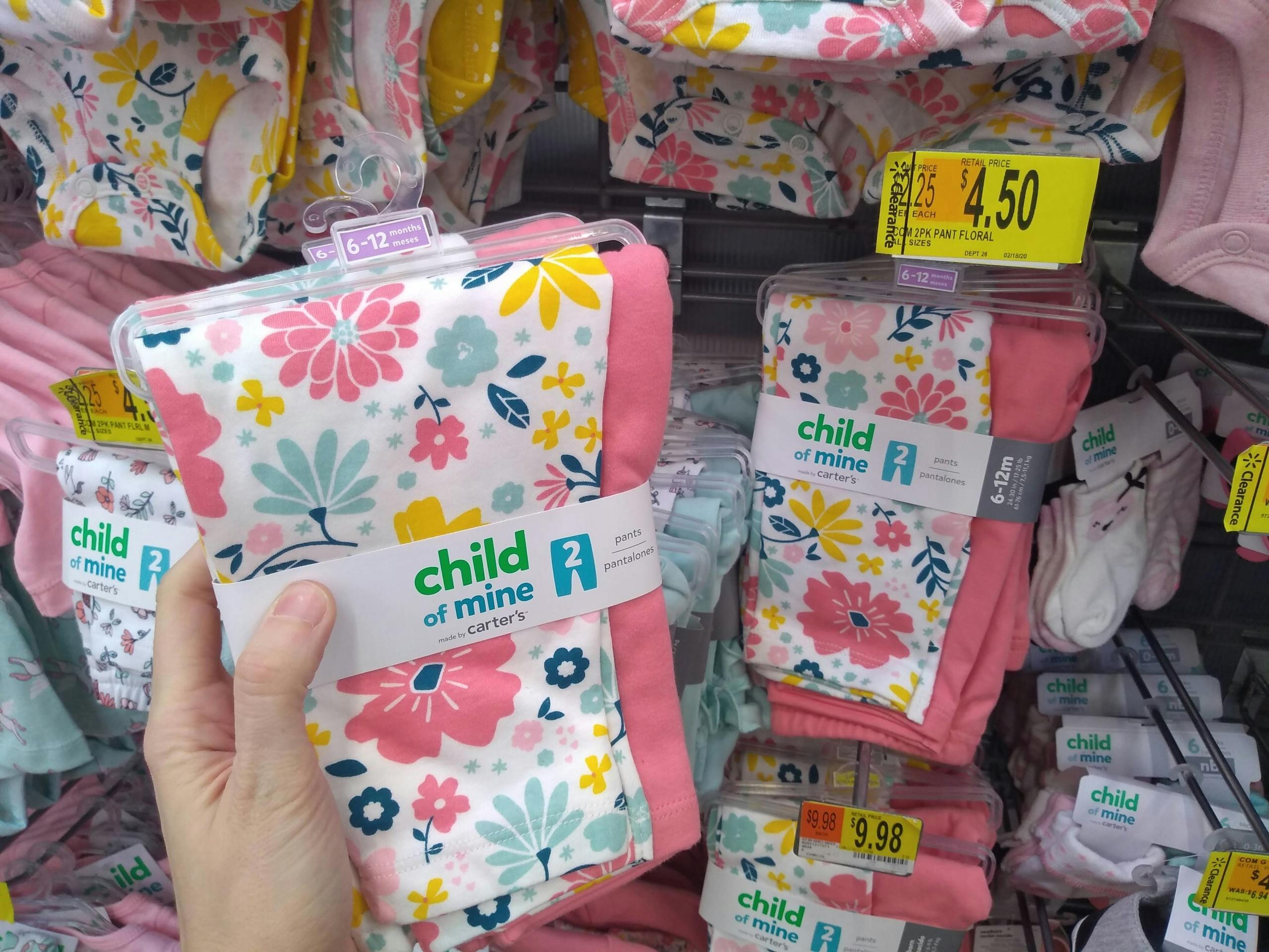 walmart baby dept