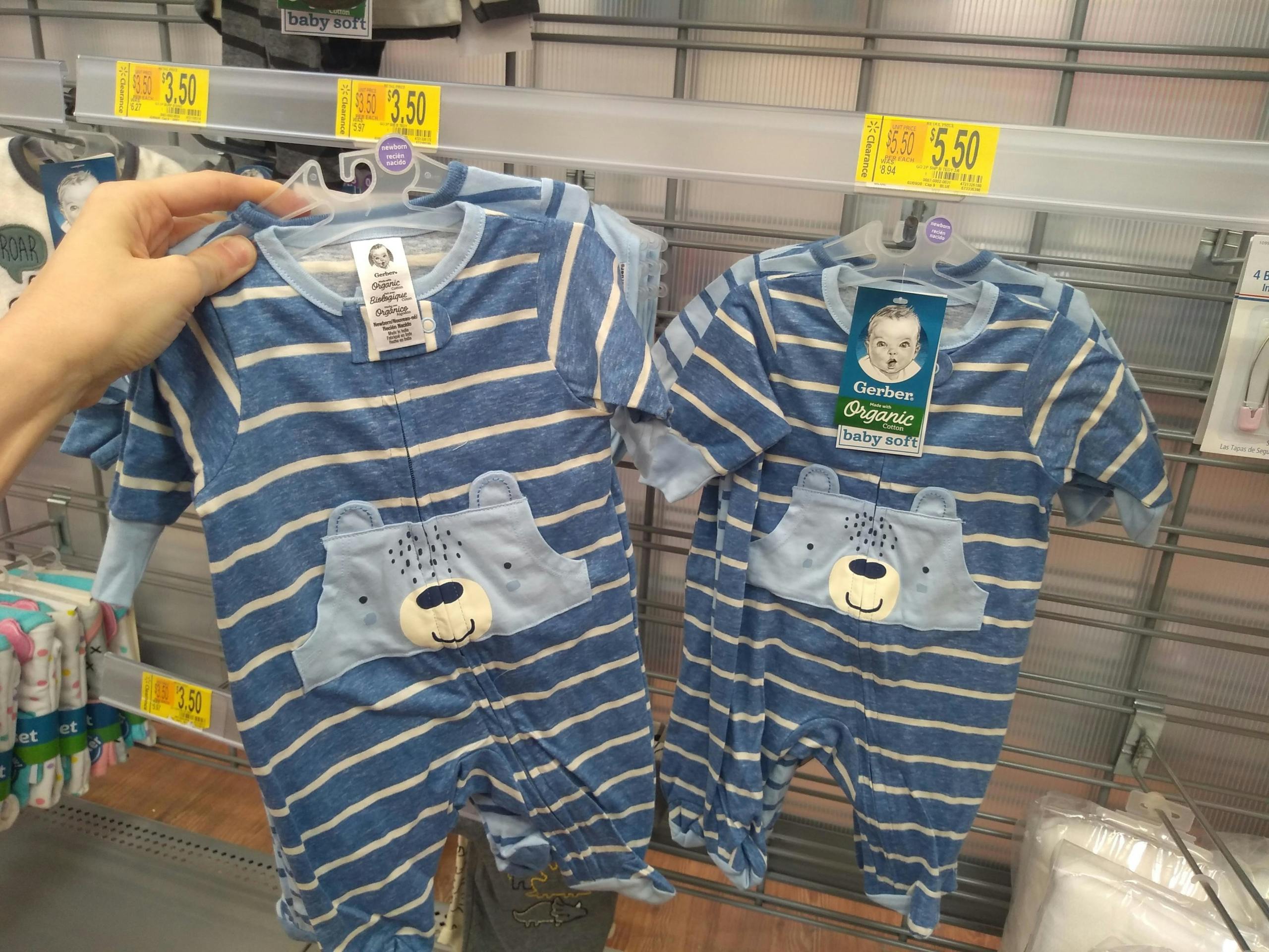 walmart baby dept
