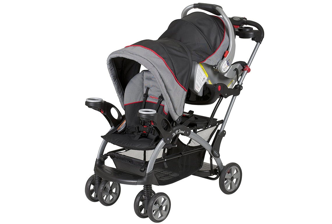 baby trend sit n stand double stroller walmart