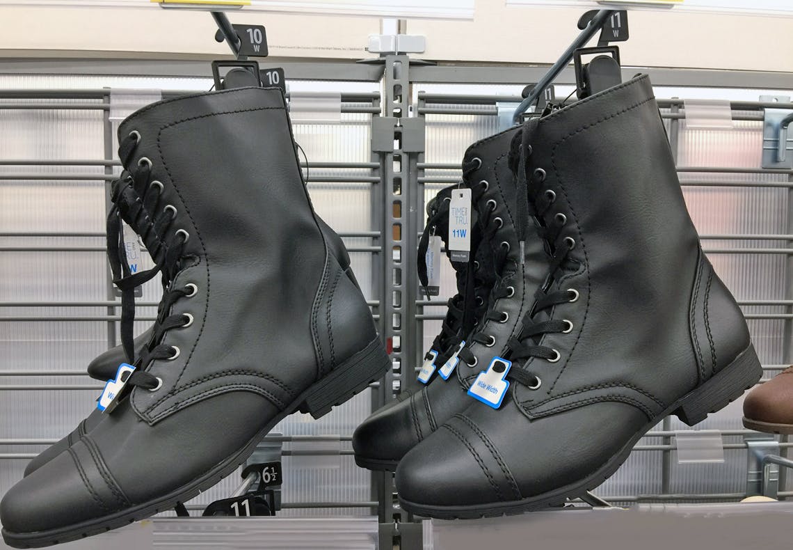 time and tru combat boots