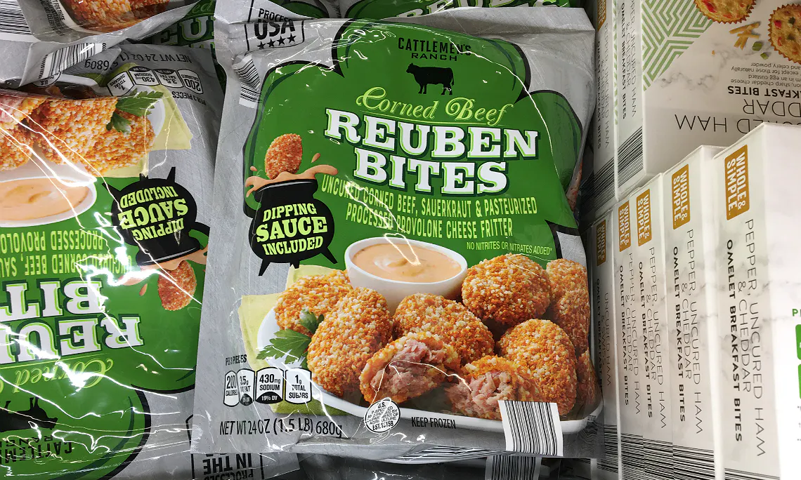 Cattlemen s Ranch Corned Beef Reuben Bites 7 99 At Aldi The Krazy 
