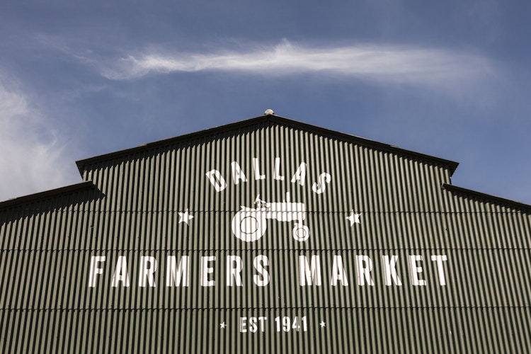 Farmers Market building in Dallas, Texas.