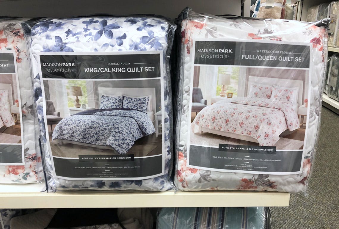 Madison Park Quilt and Sham Set, 36 at Kohl's The Krazy Coupon Lady