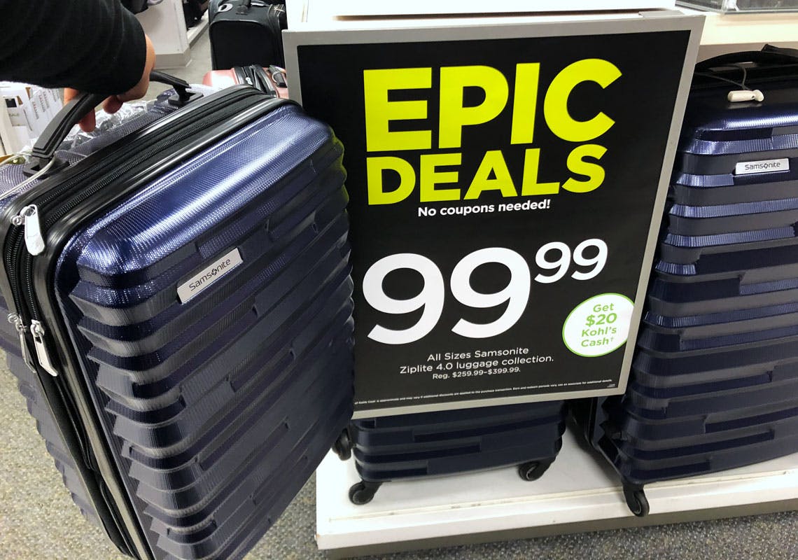 kohls samsonite