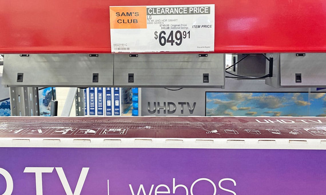 Save Nearly 100 On The Lg 70 Smart Tv At Sam S Club The Krazy Coupon Lady