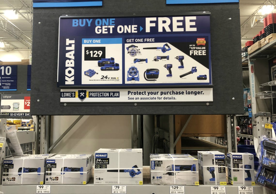 Free Kobalt Cordless Saw With Battery Kit Purchase At Lowe S The Krazy Coupon Lady