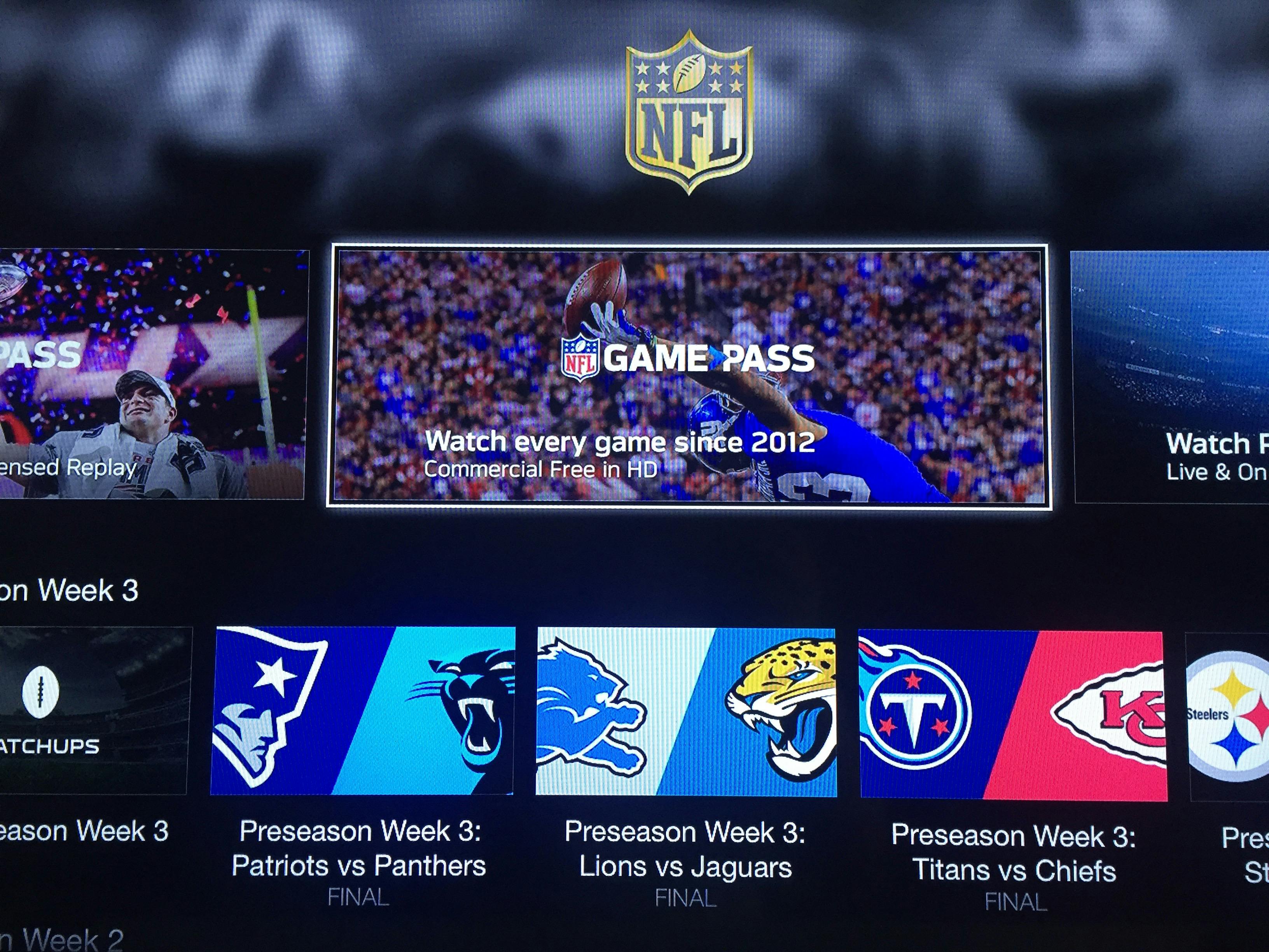 nfl game pass free username and password