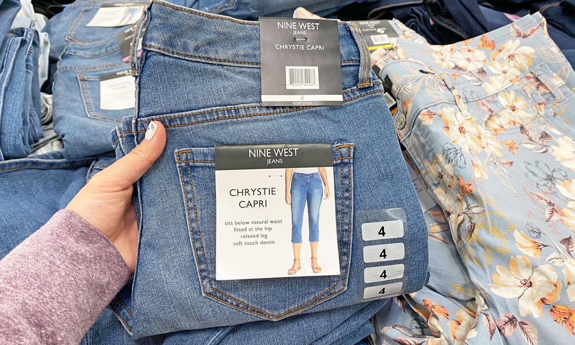 nine west capri jeans