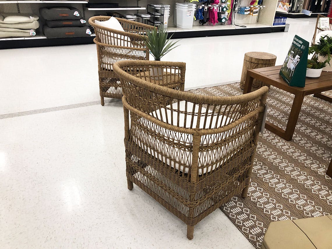 threshold mulberry patio chat set only 38475 at target