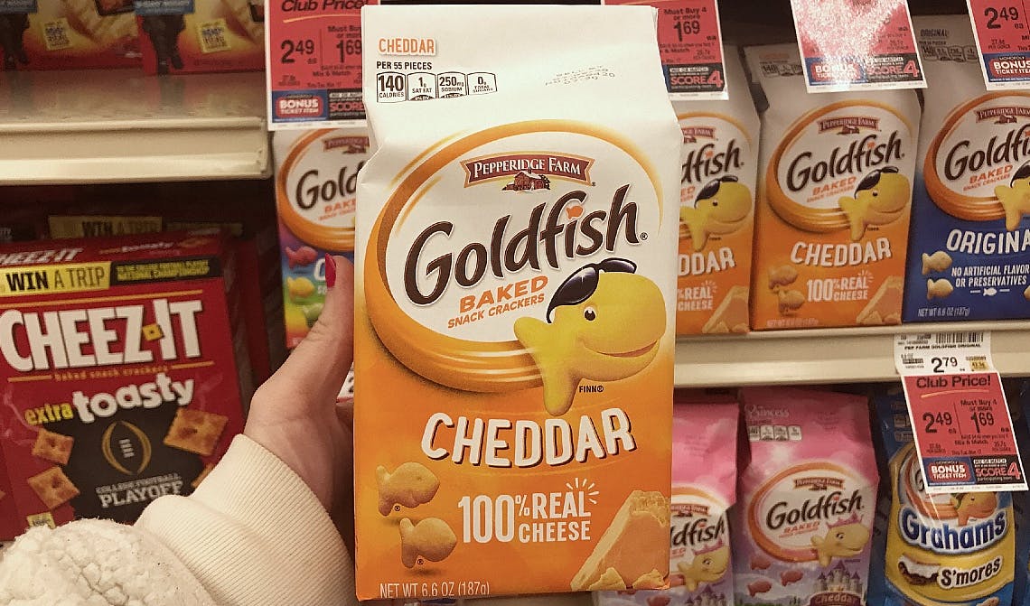 Pepperidge Farm Goldfish Crackers Only 0 69 At Safeway The Krazy Coupon Lady
