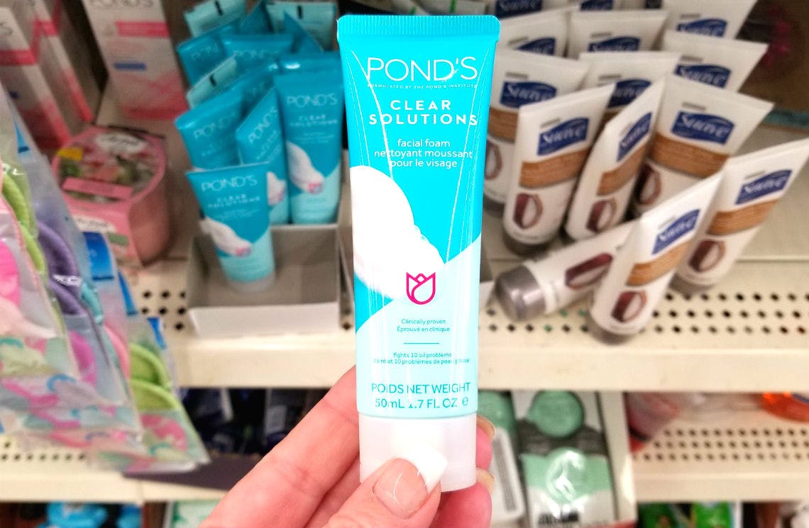 ponds clear solutions facial foam dollar tree