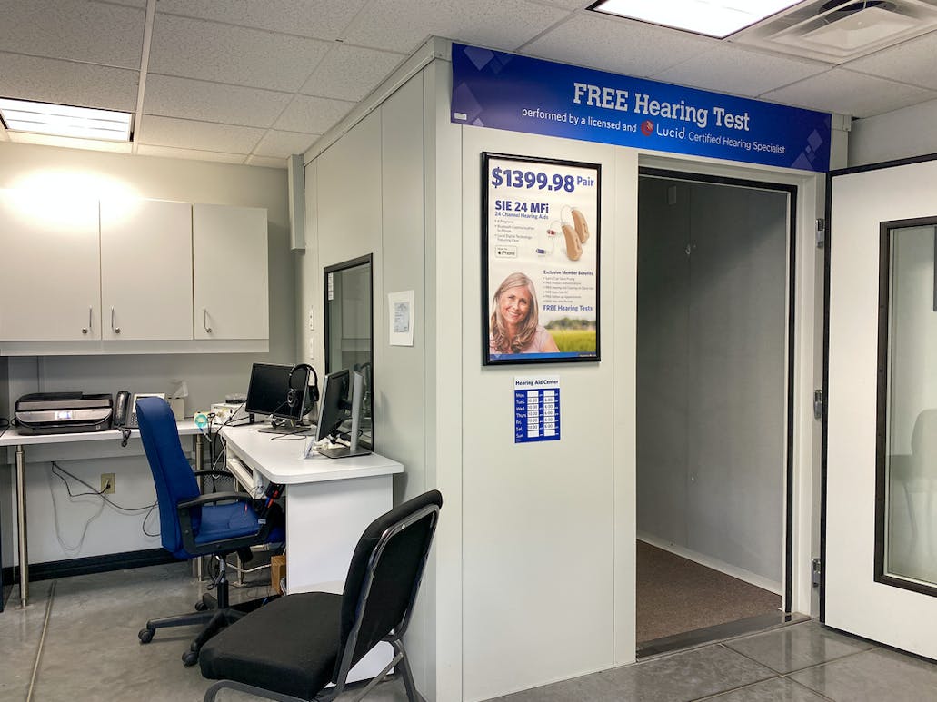 Sam's Club hearing center