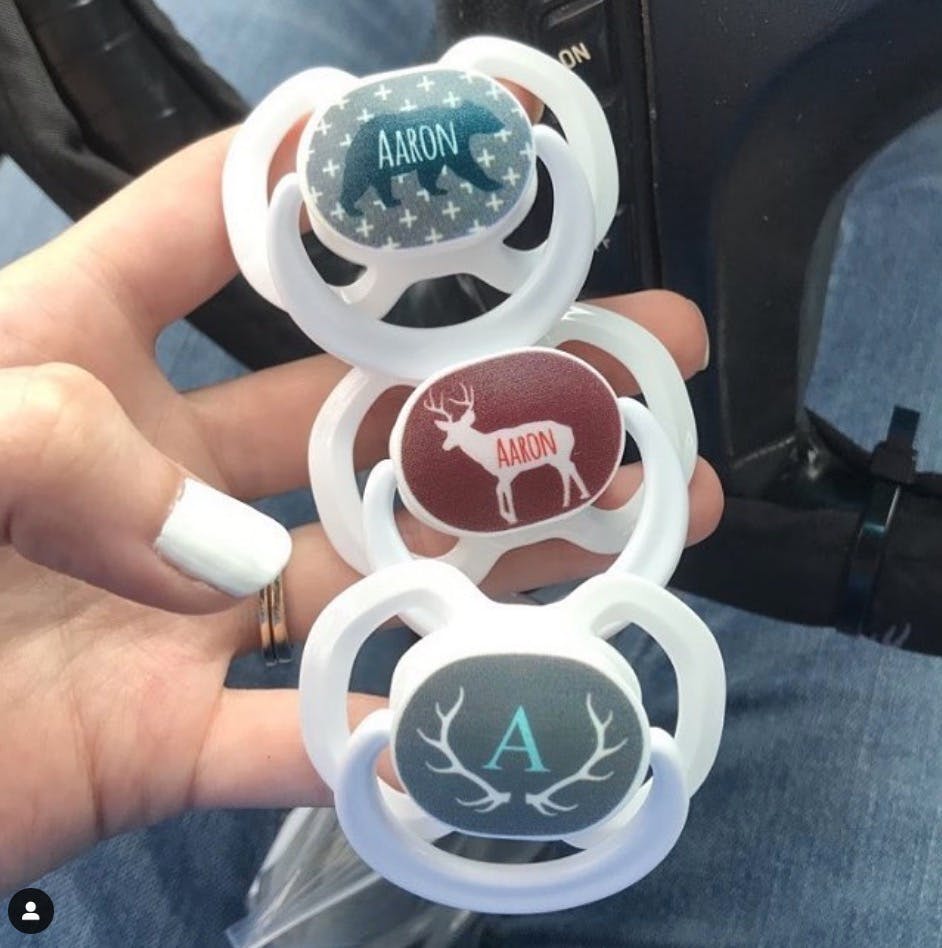 free custom pacifiers