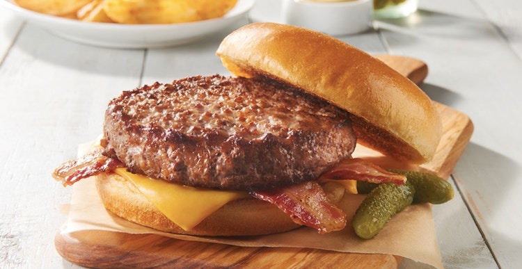 Burger from Schwan's Home Delivery.