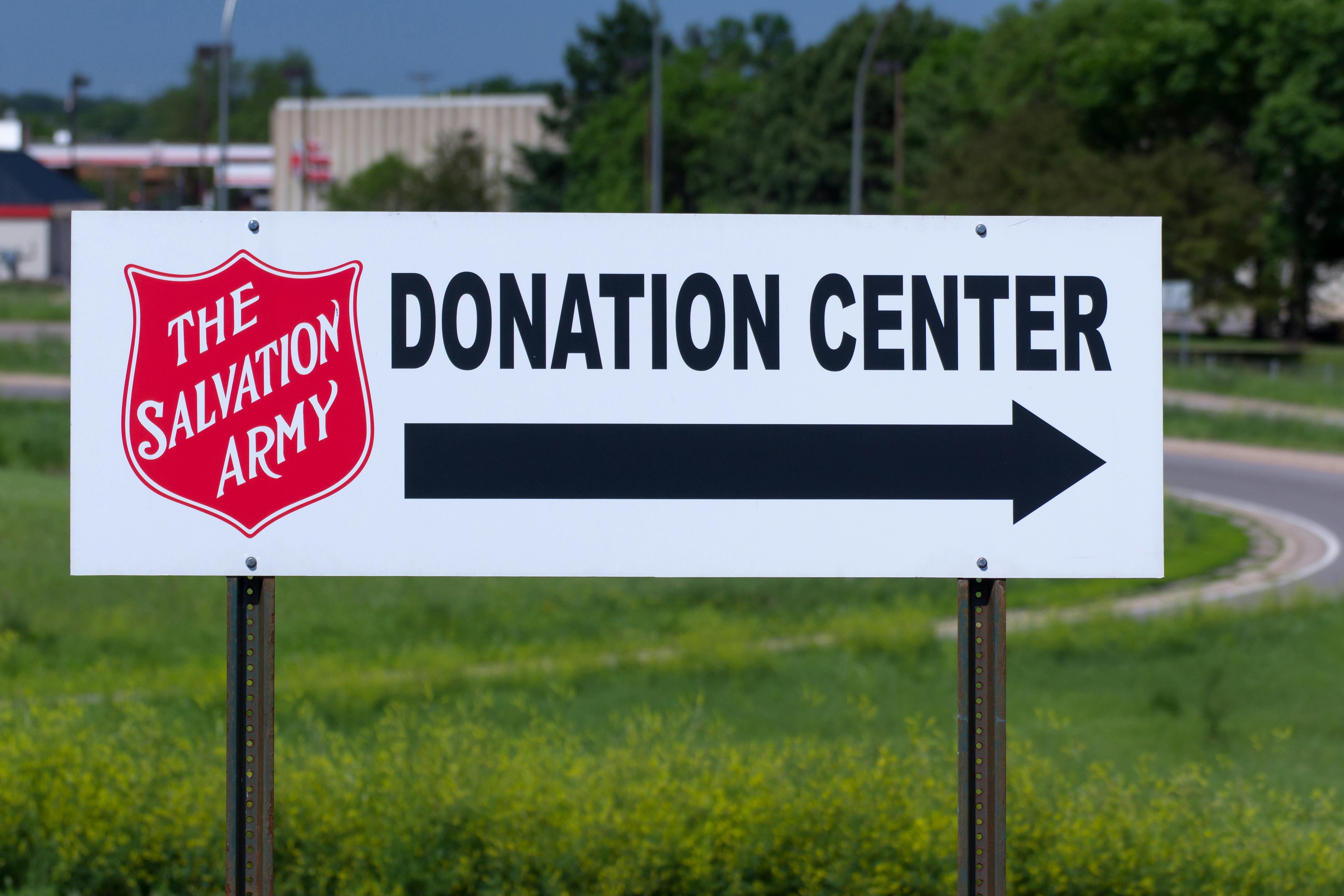 salvation army donation centers open