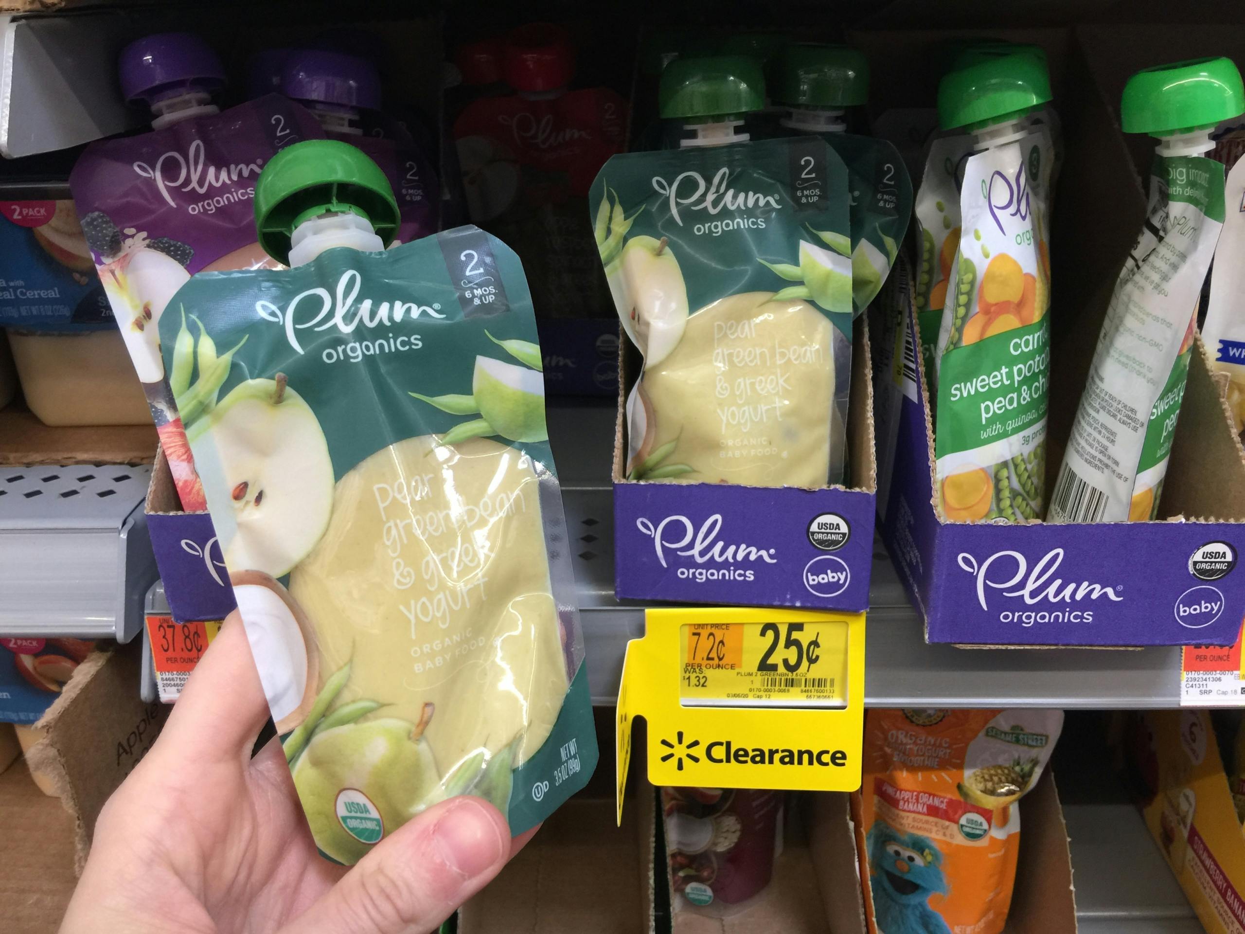 gerber plum baby food