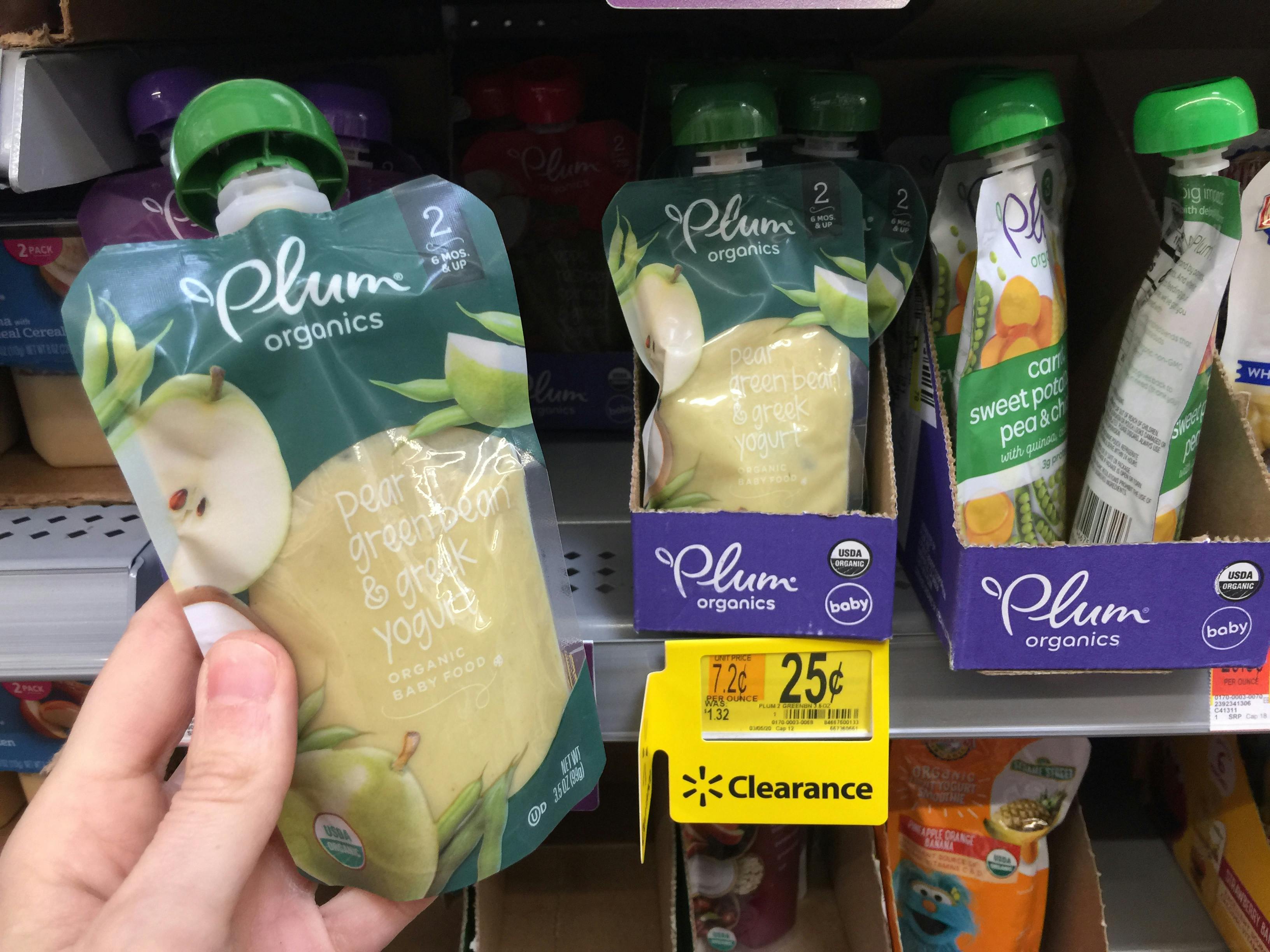 plum gerber baby food