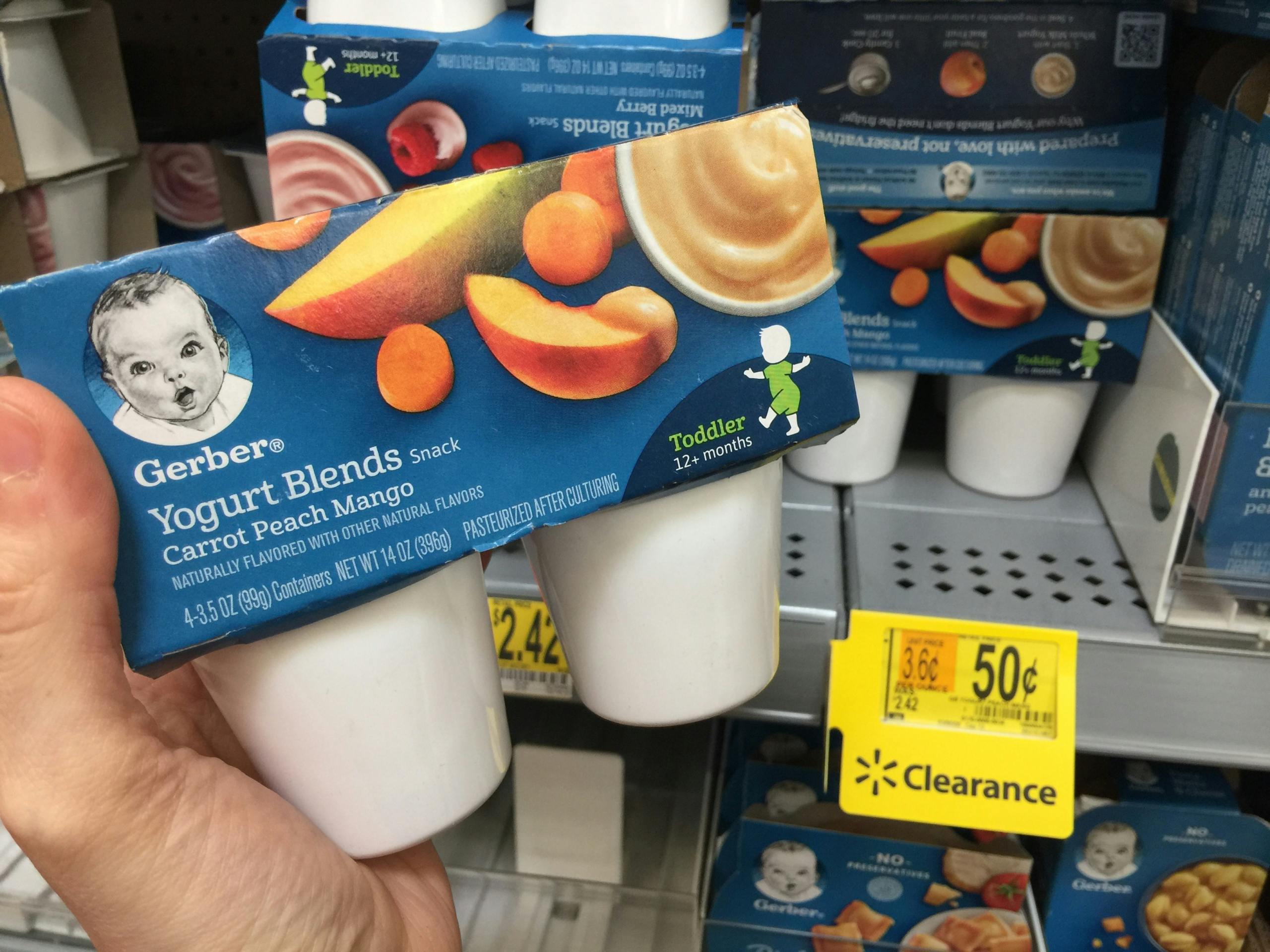 gerber organic baby food walmart