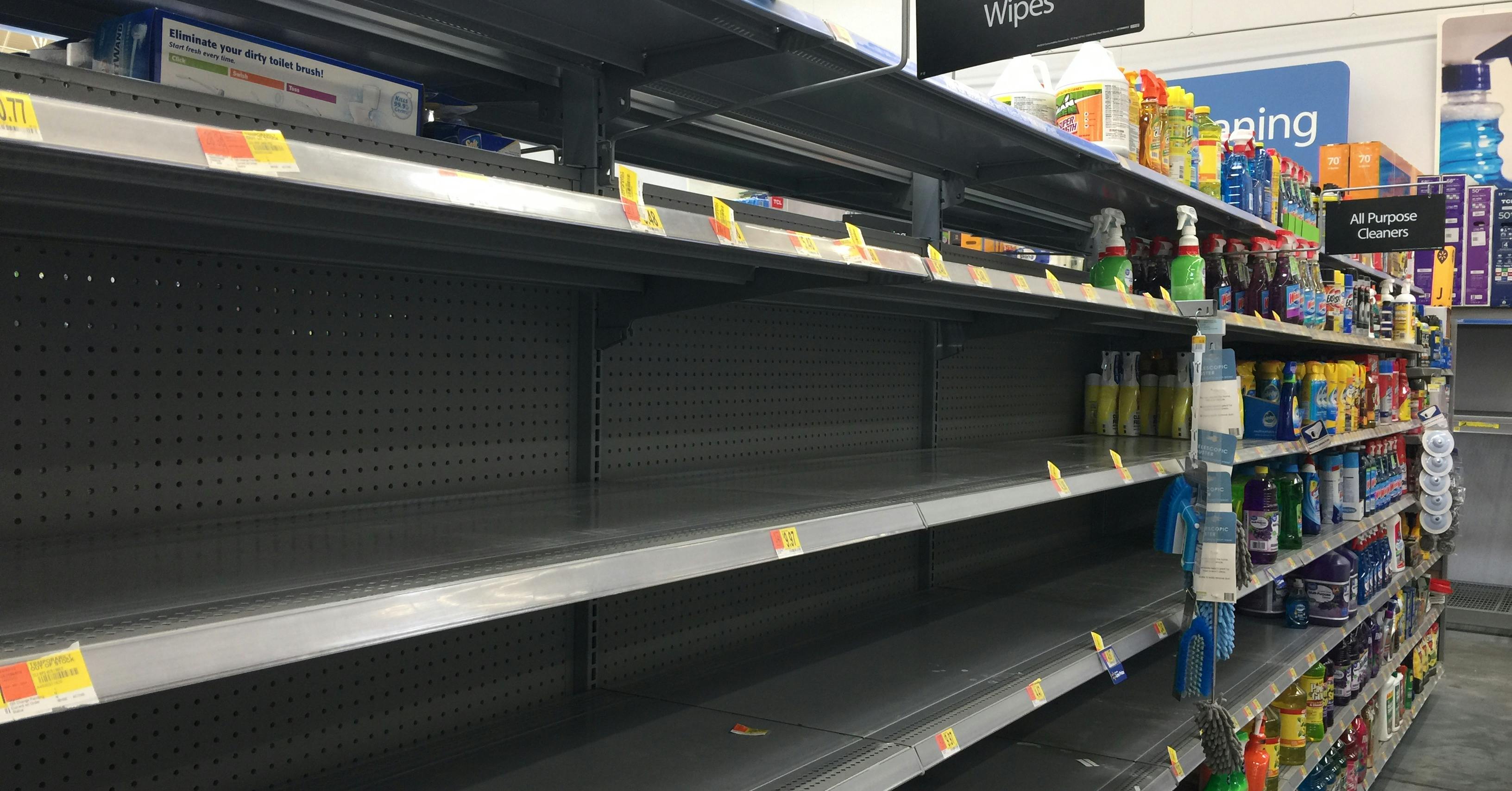 Empty Shelves at Walmart Stores Nationwide - The Krazy Coupon Lady