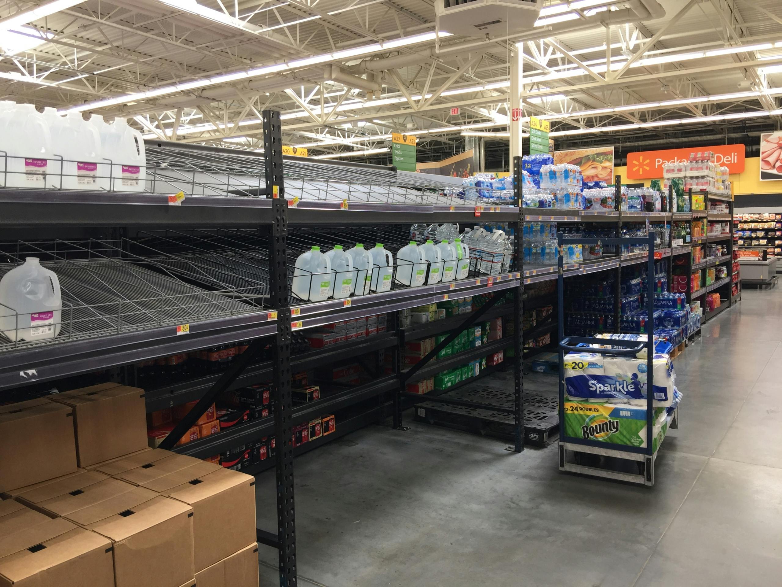 Empty Shelves at Walmart Stores Nationwide The Krazy Coupon Lady