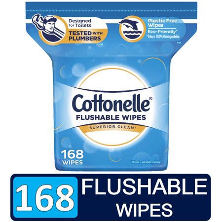 flushable baby wipes walmart