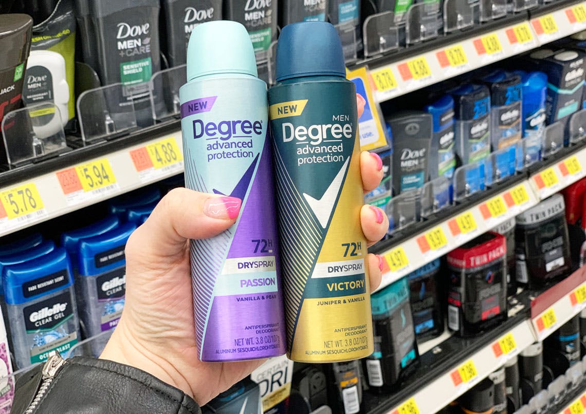 Degree 72 Hour Dry Spray, Only 1.94 at Walmart The