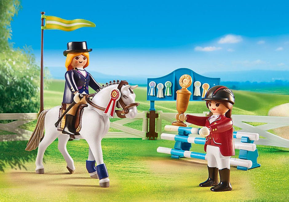 playmobil circus horses