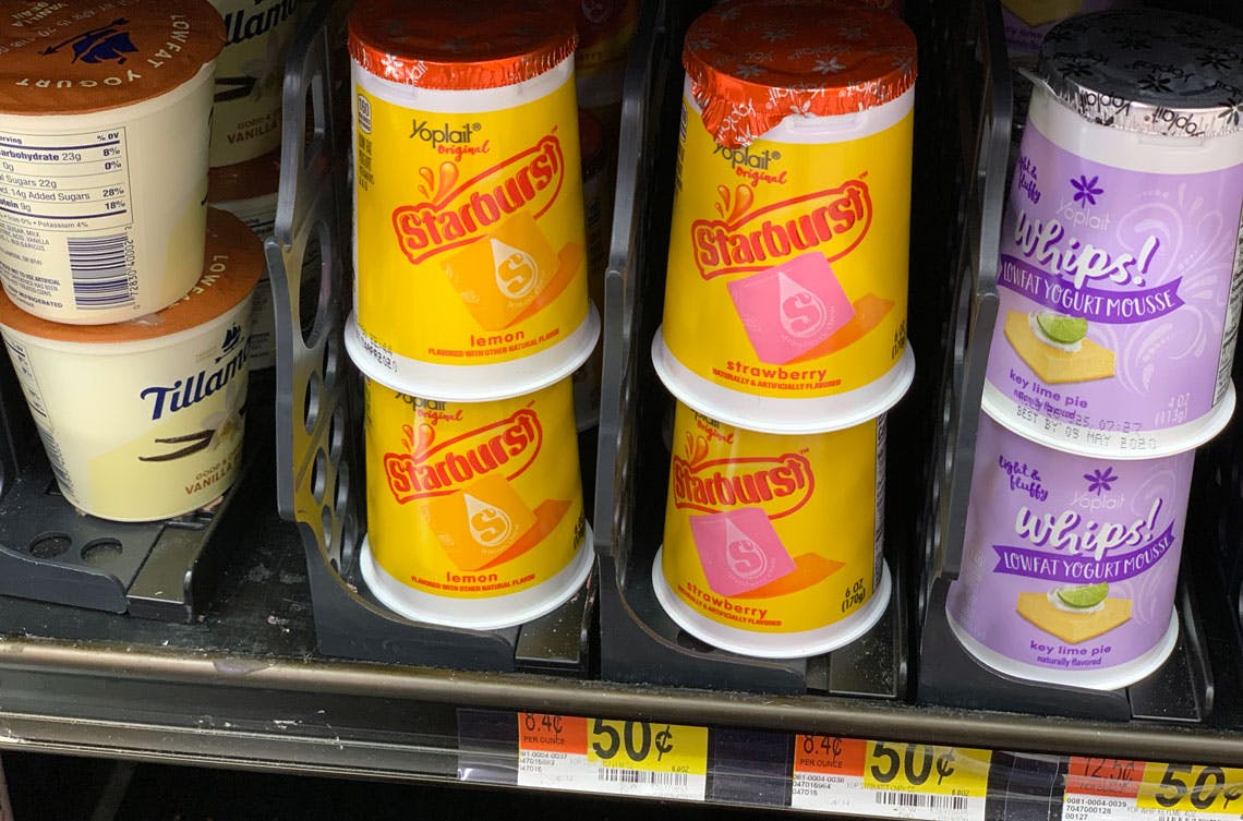 New Yoplait Starburst Yogurt, $0.40 at Walmart - The Krazy Coupon Lady