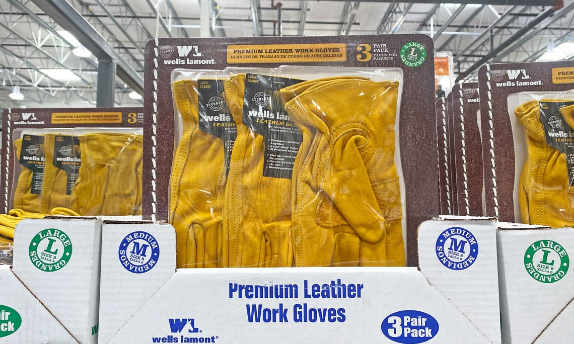 costco leather gloves
