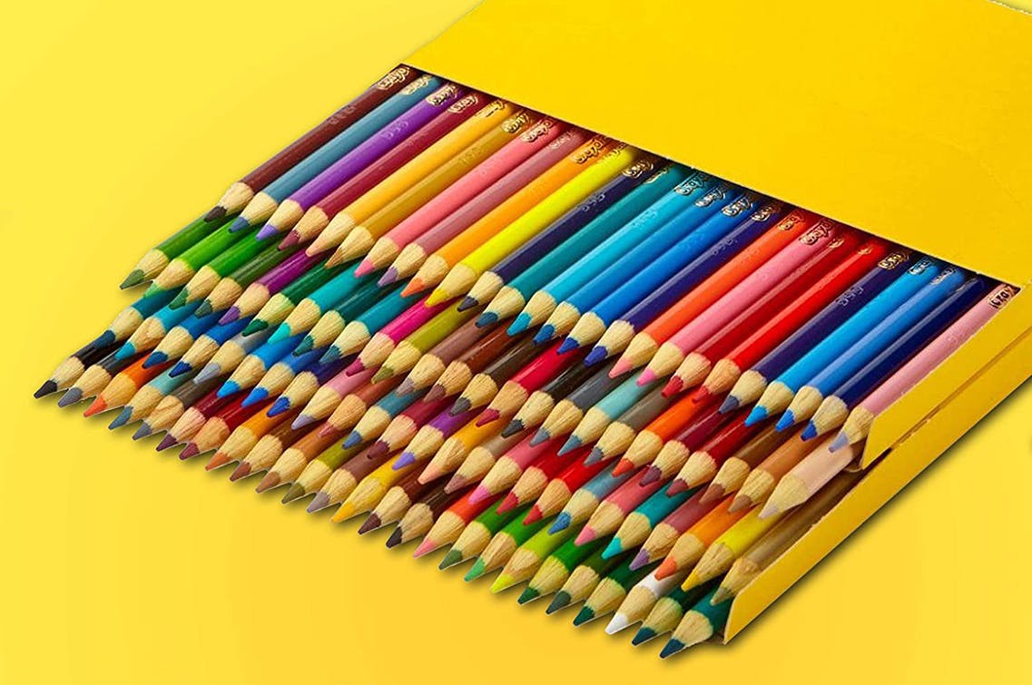 Набор цветных желтых. Фломастеры Crayola 100 цветов. Карандаши Крайола 100 штук. Карандаши БРАУБЕРГ 120 цветов. Цветные карандаши 100 цветов.