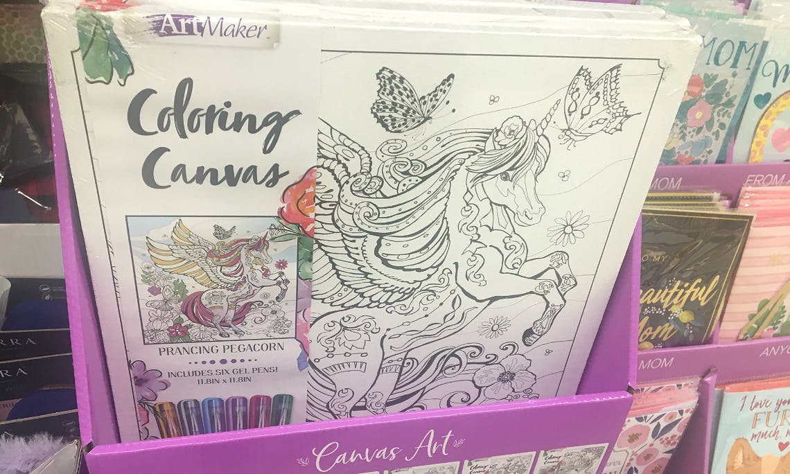 Hinkler Coloring Canvases, Only $4.99 at Aldi - The Krazy Coupon Lady