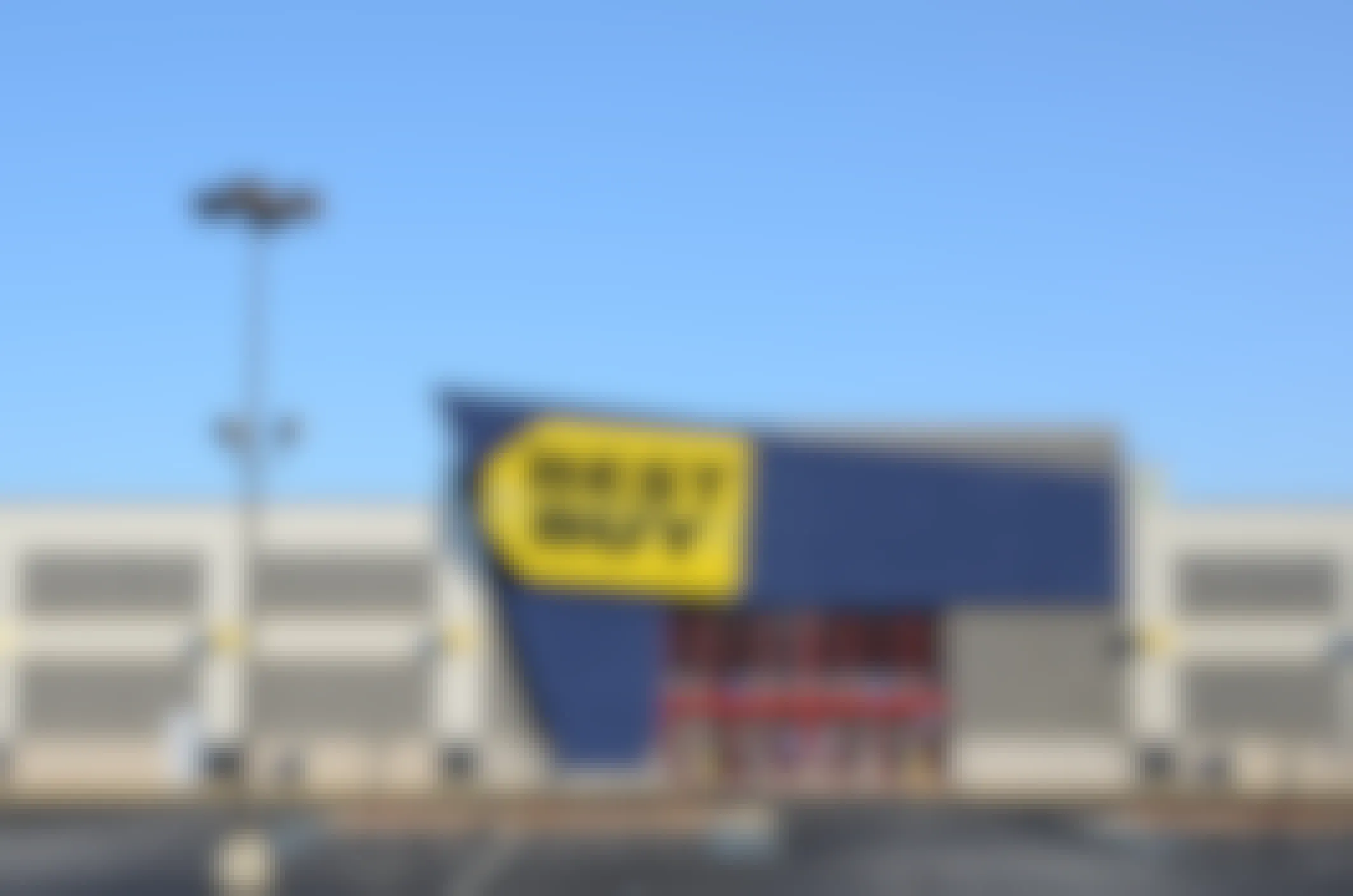Exterior of a Best Buy store 2020