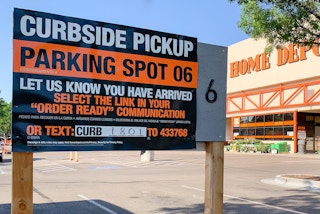 Home Depot Curbside pickup