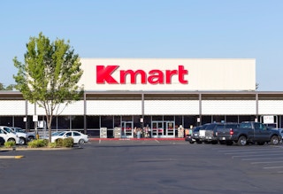 Kmart exterior and parking lot