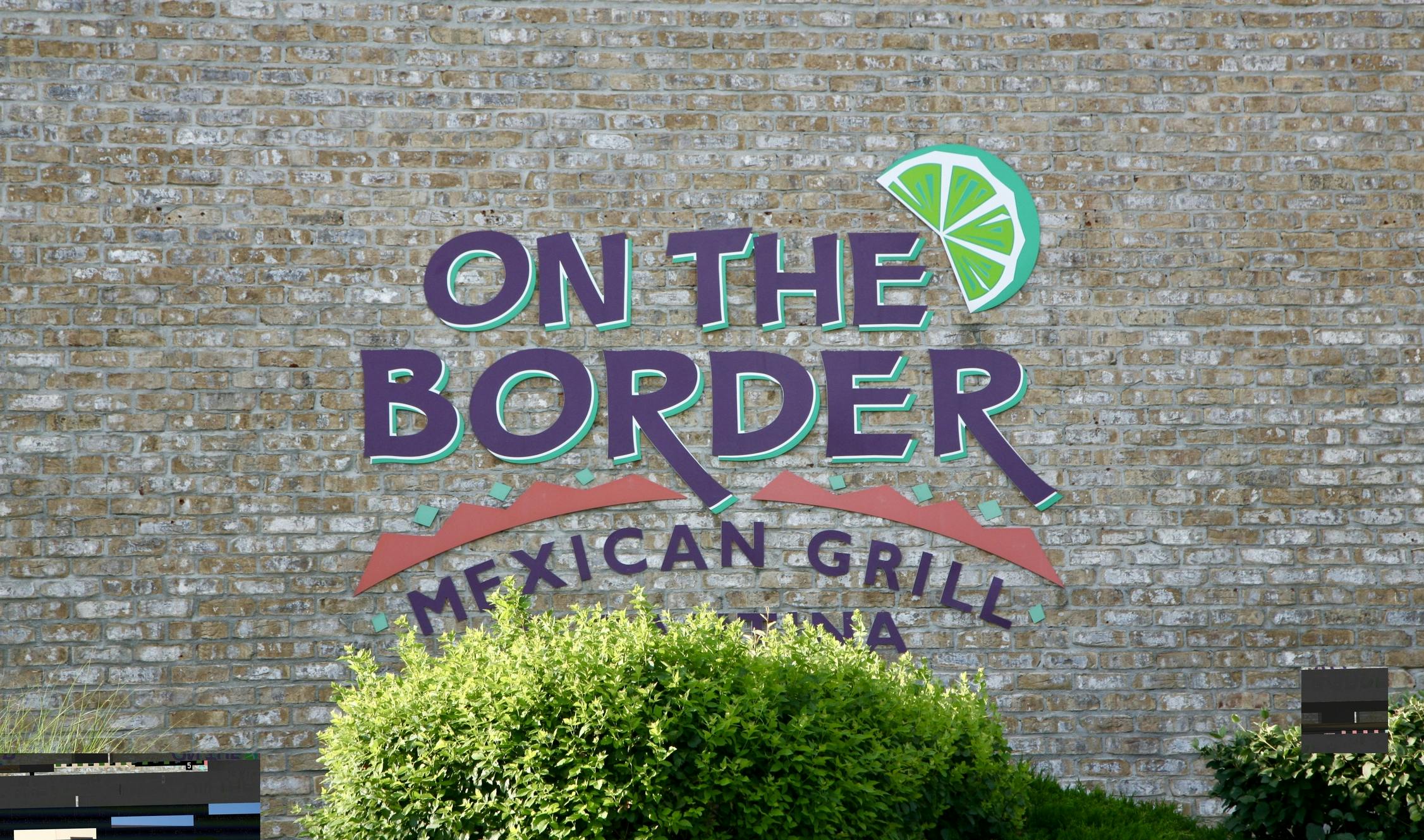 Exterior wall of an On the Border restaurant.