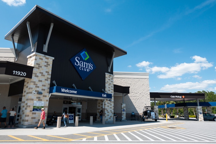 Sams club store front