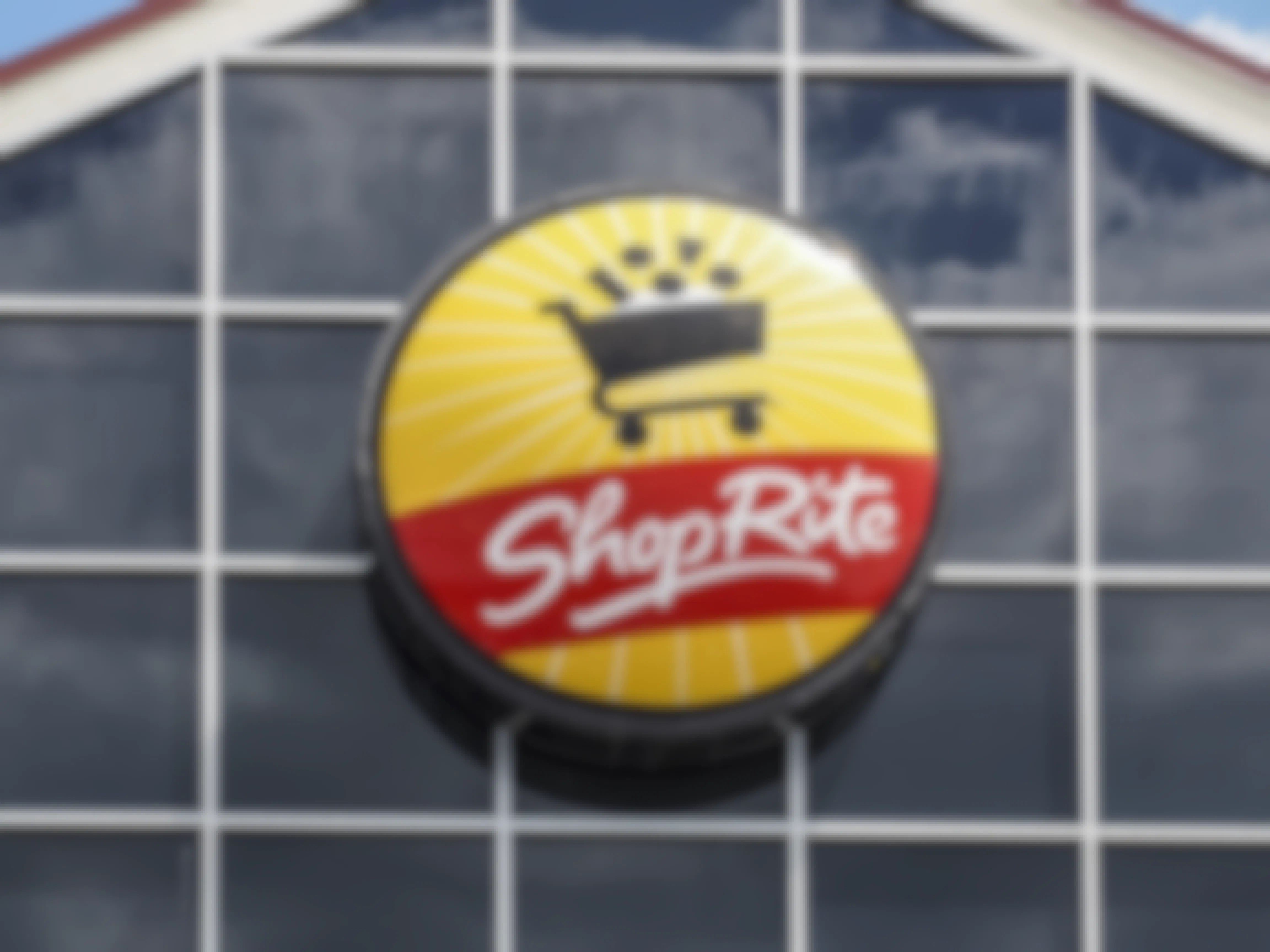 The ShopRite logo on a building