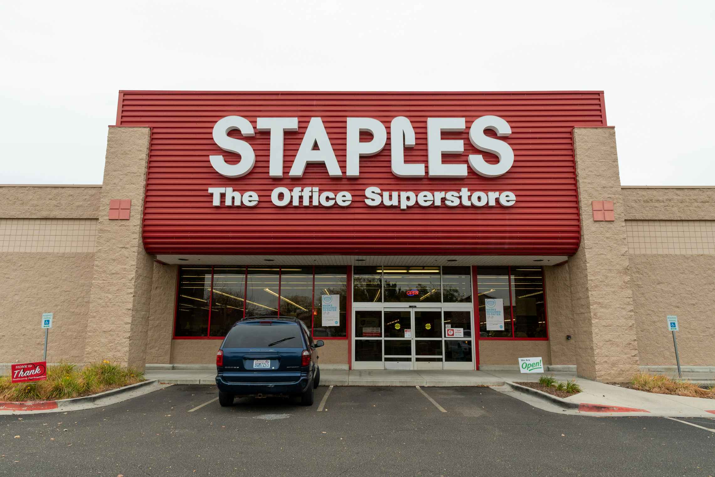 Staples Store front