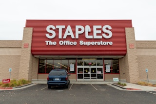 Staples Store front