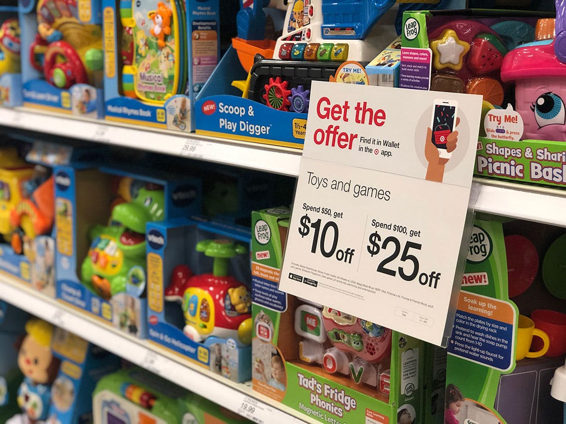 $10 Off $50 Toy Coupon at Target 