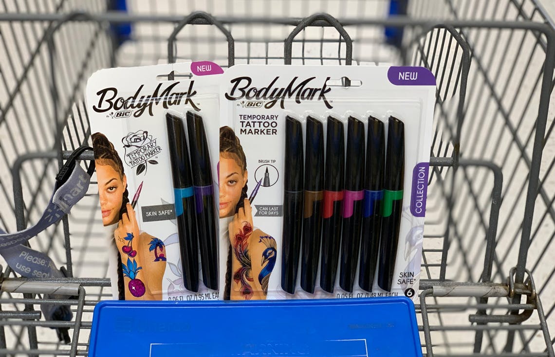 9 Off BIC BodyMark Temporary Tattoo Markers at Walmart The Krazy