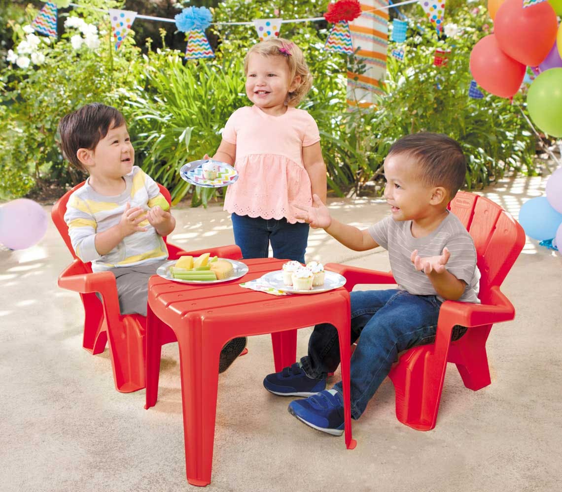 little tikes pink garden chair