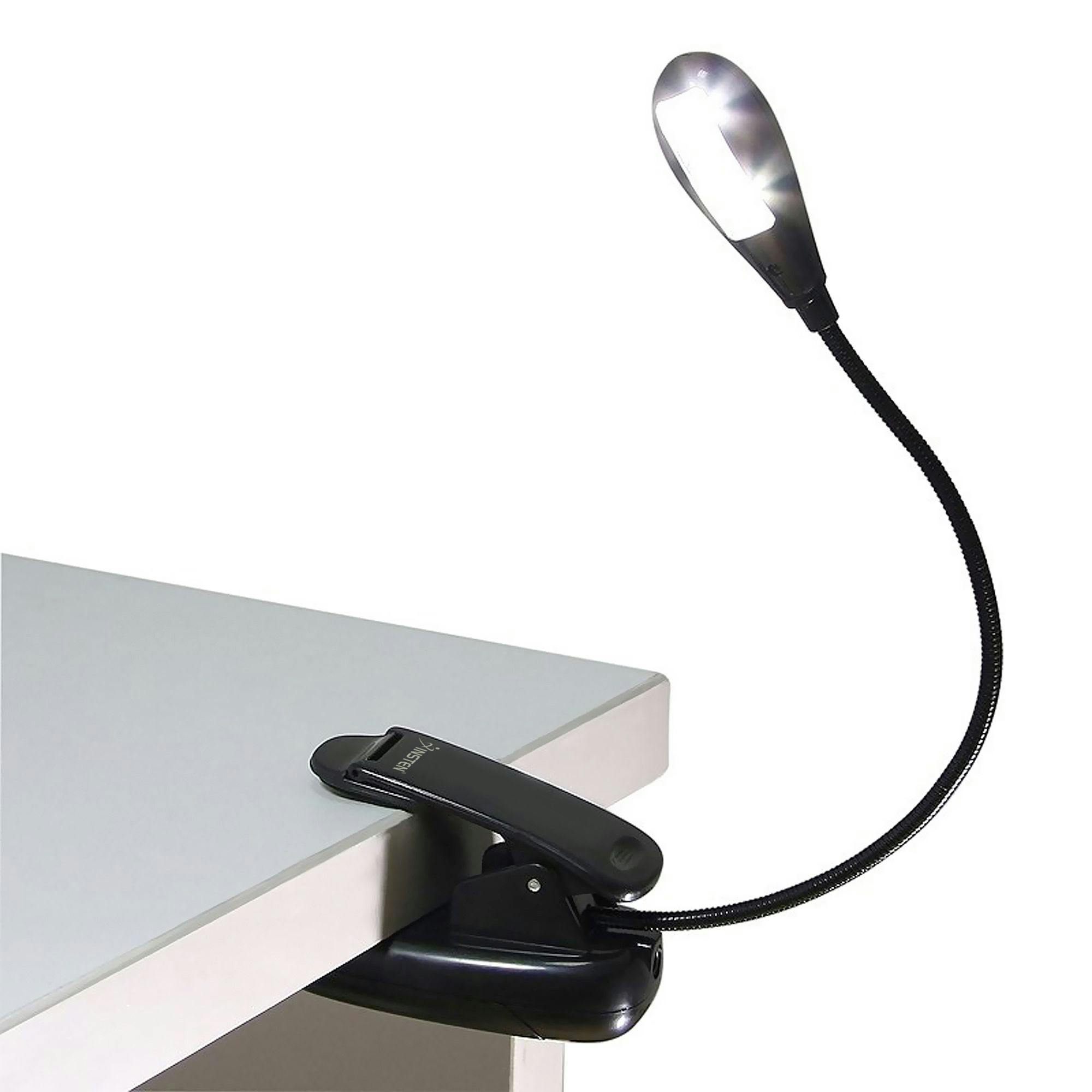 clip on reading light target