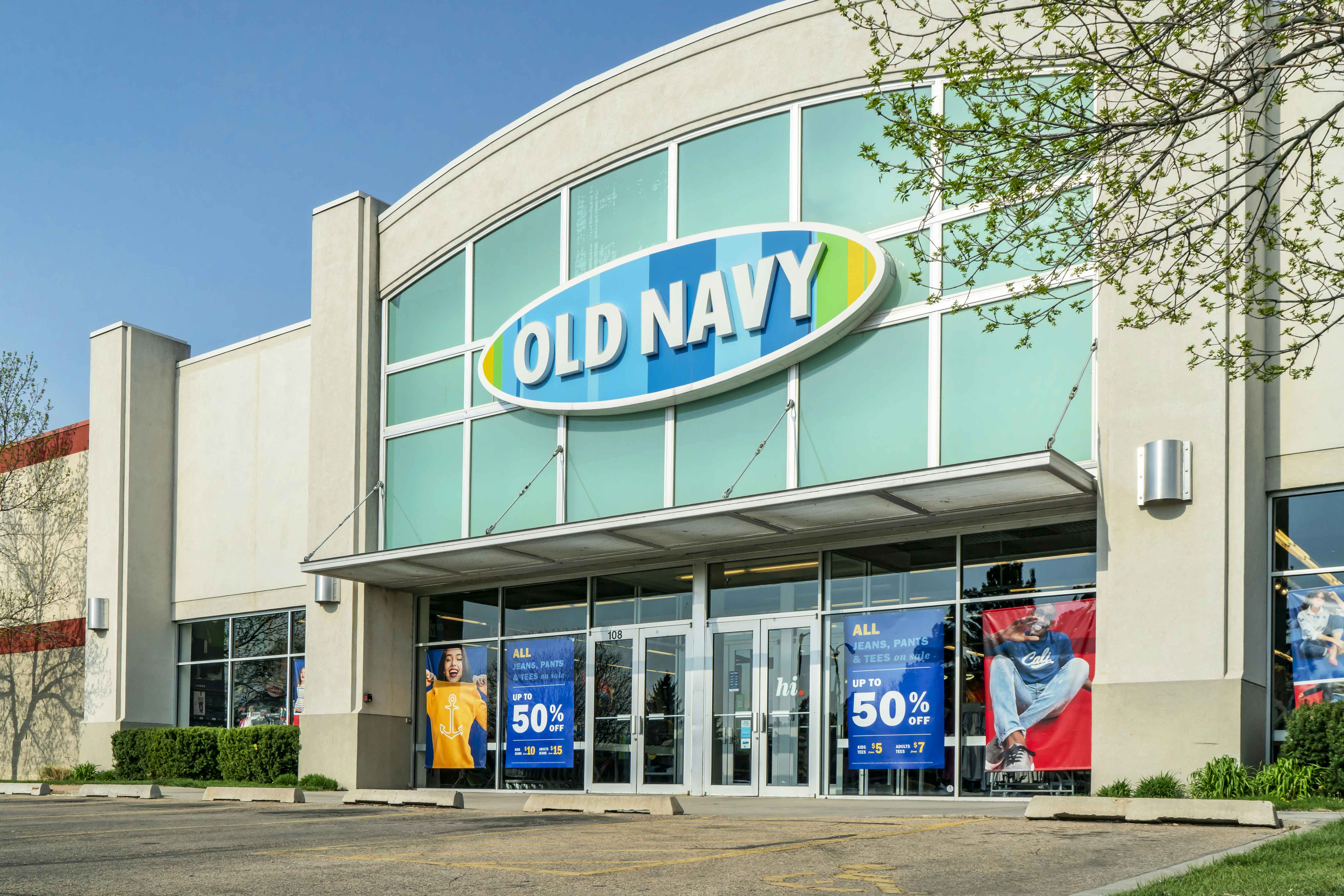 Old Navy store front.