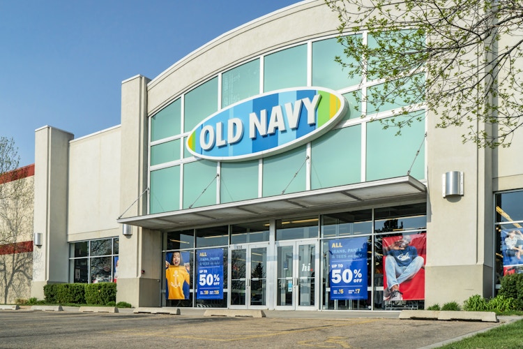Old Navy store front.